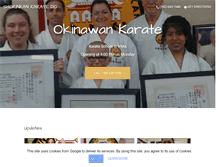 Tablet Screenshot of karatevista.com